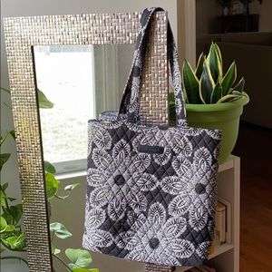 Vera Bradley White and Black Tote